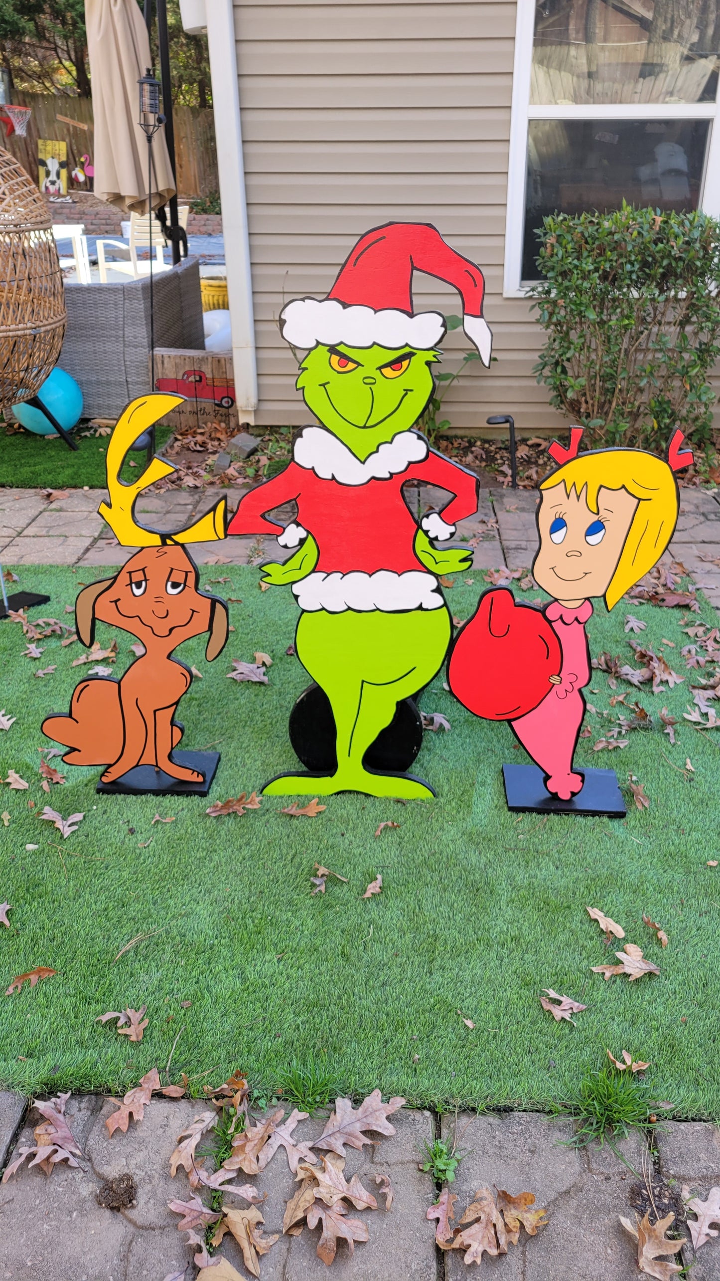 Grinch set lifesize