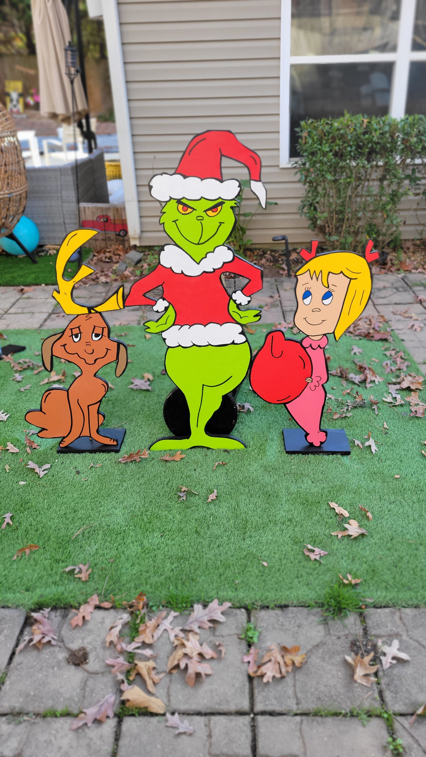 Grinch set lifesize