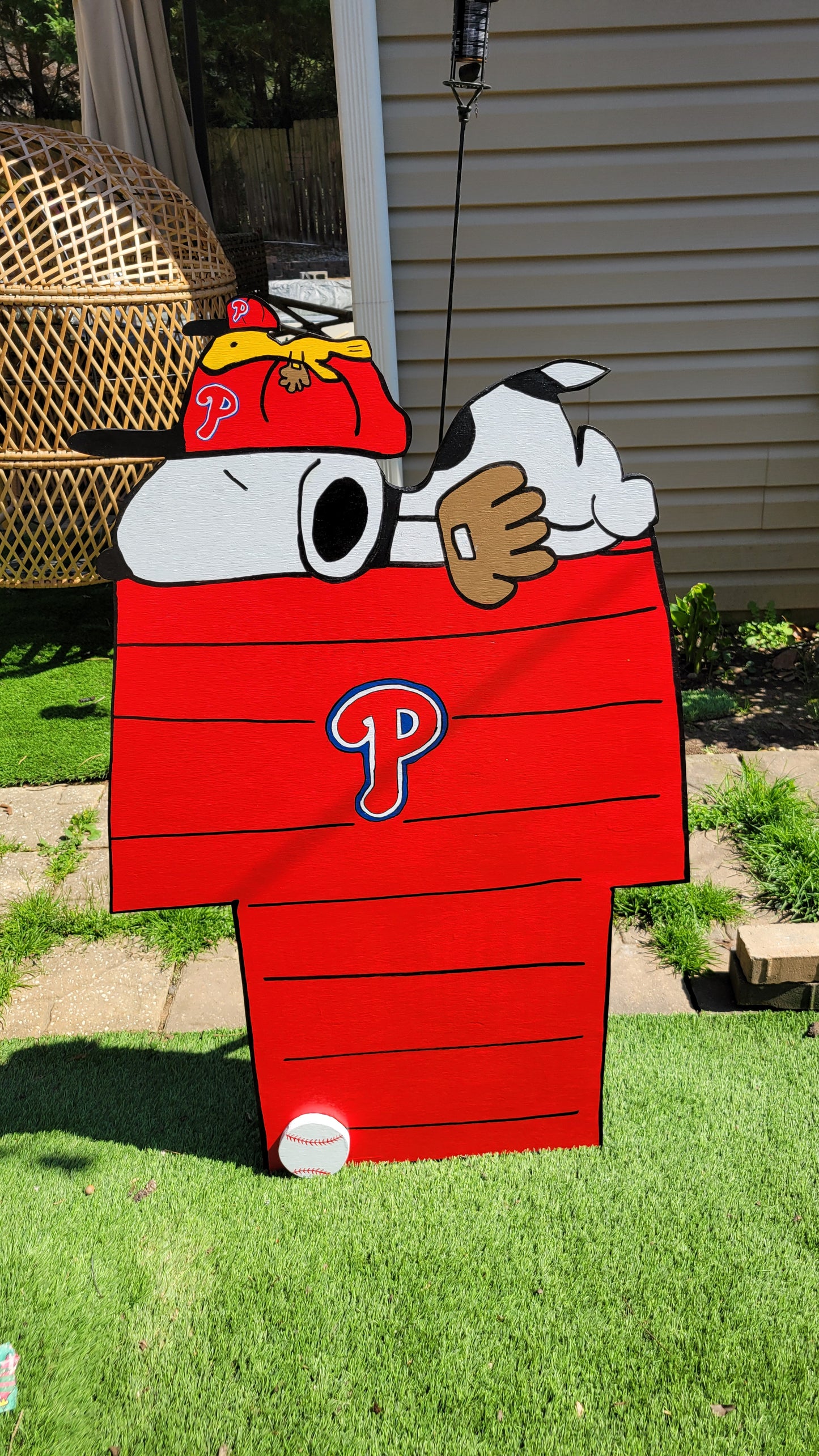 Snoopy game day lifesize