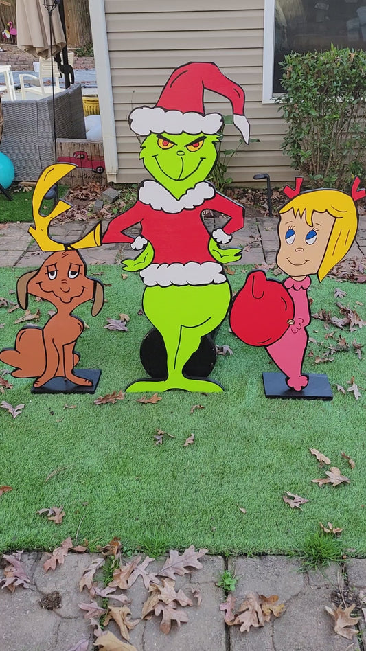 Grinch set lifesize